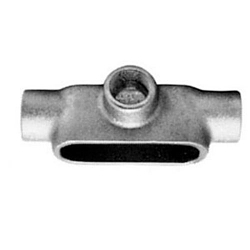 Appleton UNILETS™ T67SA Type T Conduit Outlet Body, 2 in Hub, Form 7 Form, 50 cu-in Capacity, Cast Aluminum, Epoxy Powder Coated