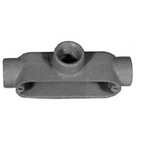 Appleton UNILETS™ T75A Type T Conduit Outlet Body, 3/4 in Hub, Form 85 Form, 7 cu-in Capacity, Sand Cast Aluminum, Epoxy Powder Coated