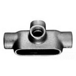Appleton UNILETS™ TA27 Type TA Conduit Outlet Body, 3/4 in Hub, Form 7 Form, 10 cu-in Capacity, Grayloy™ Iron, Epoxy Powder Coated