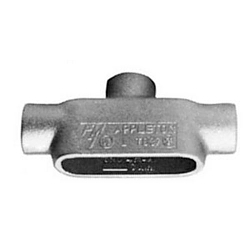 Appleton UNILETS™ TB27SA Type TB Conduit Outlet Body, 3/4 in Hub, Form 7, 10 cu-in, Cast Aluminum, Epoxy Powder Coated