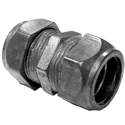 Appleton NEER™ TC-614 TC-600 Compression Coupling, 1-1/4 in, For Use With EMT Conduit, Die Cast Zinc