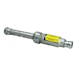 O-Z/Gedney TX-150 Type TX Concretetight Expansion Fitting, 1-1/2 in, For Use With EMT Conduit, Hot-Dipped Galvanized/Zinc Plated