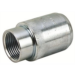 Appleton UNILETS® UNF-50 Dust-Ignitionproof Explosionproof Standard Conduit Union, 1/2 in, Steel, Zinc Electroplated