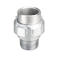 O-Z/Gedney UNY-125 Dust-Ignitionproof Explosionproof Conduit Union, 1-1/4 in, Malleable Iron, Zinc Electroplated
