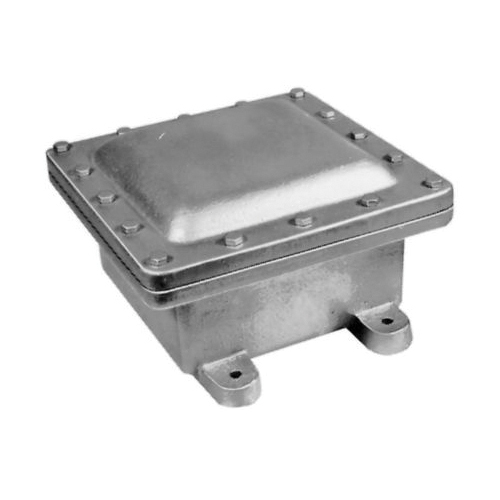 O-Z/Gedney YE-080806 Explosionproof Junction Box, 10-7/8 in W x 7-7/8 in D x 10-7/8 in H, NEMA 7D/9EFG, Cast Iron