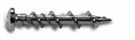 EMC Wall-Dog™ Powers® 02314 Light Duty Universal Screw Anchor, 3/16 in Dia, 1-1/4 in OAL, Oval Head Drive, Steel