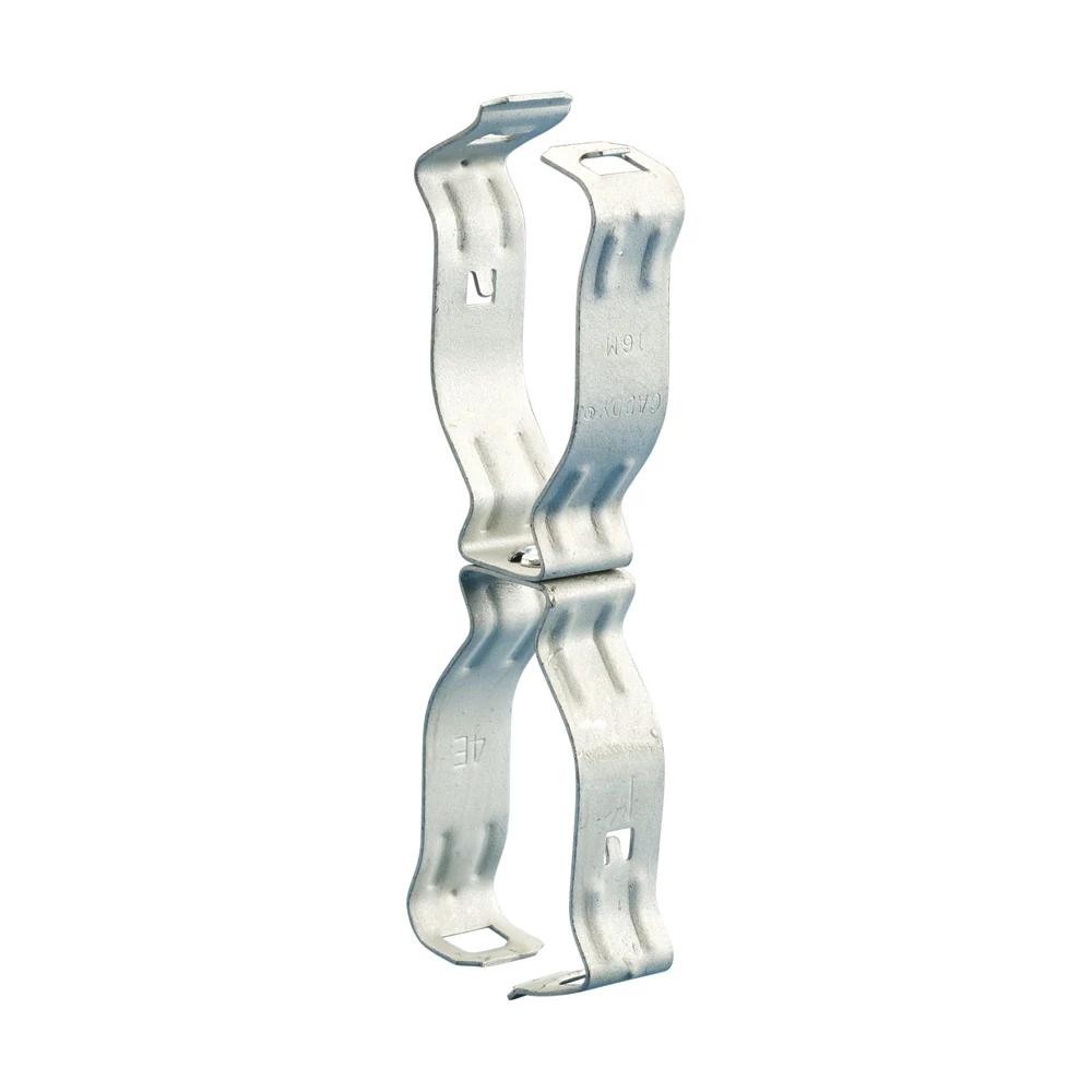 nVent CADDY 1620M Snap Close Conduit to Conduit Clamp, 1 in, 1-1/4 in Conduit, 100 lb Load, 1.181 to 1.654 in, 1.378 in to 1.654 in OD, Spring Steel