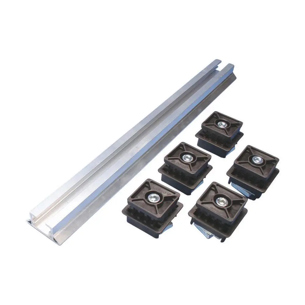 nVent HOFFMAN ALP2000 ERI4 Adjustable Flat Busbar Support Rail, For Use With Busbar Support, Aluminum