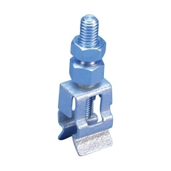 nVent ERIFLEX CLIPM6-12X5 ERI4 Mounting Clip, For Use With Plain Busbar, M6 Thread, 0.47 in W x 0.16 in THK Busbar, Steel