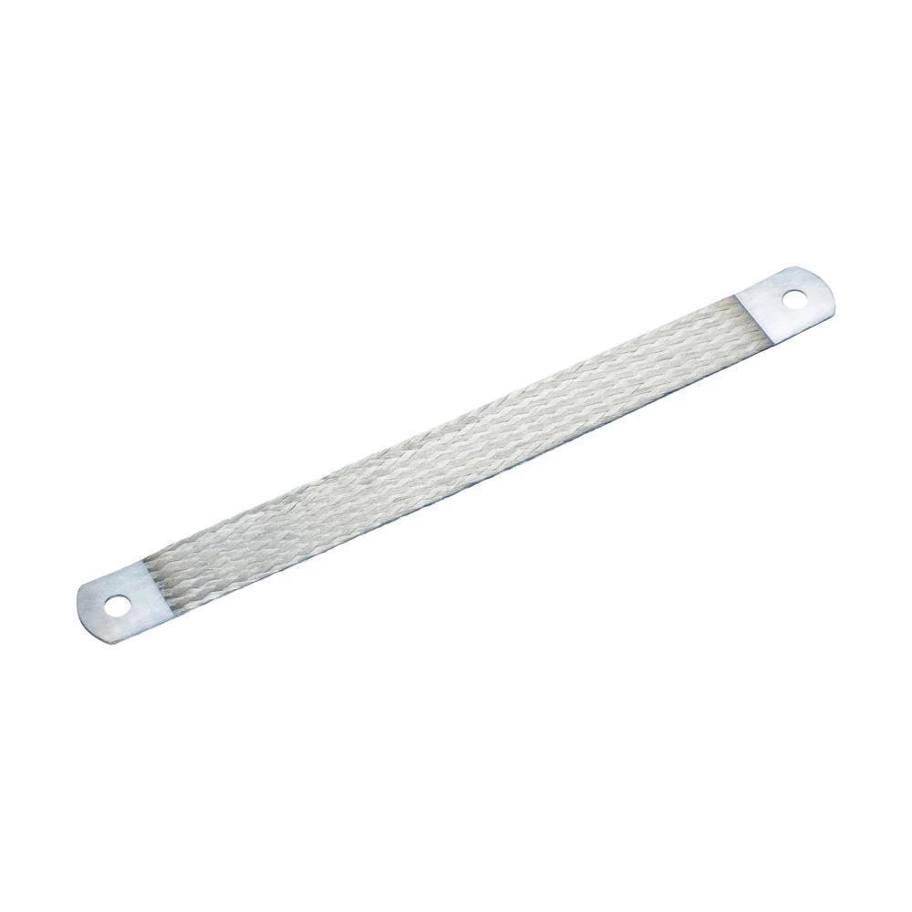 nVent ERIFLEX MBJ70-300-12 ERI3 Grounding and Bonding Braid, 11.811 in L x 1.102 in W, 290 A, 0.492 in Mounting Hole