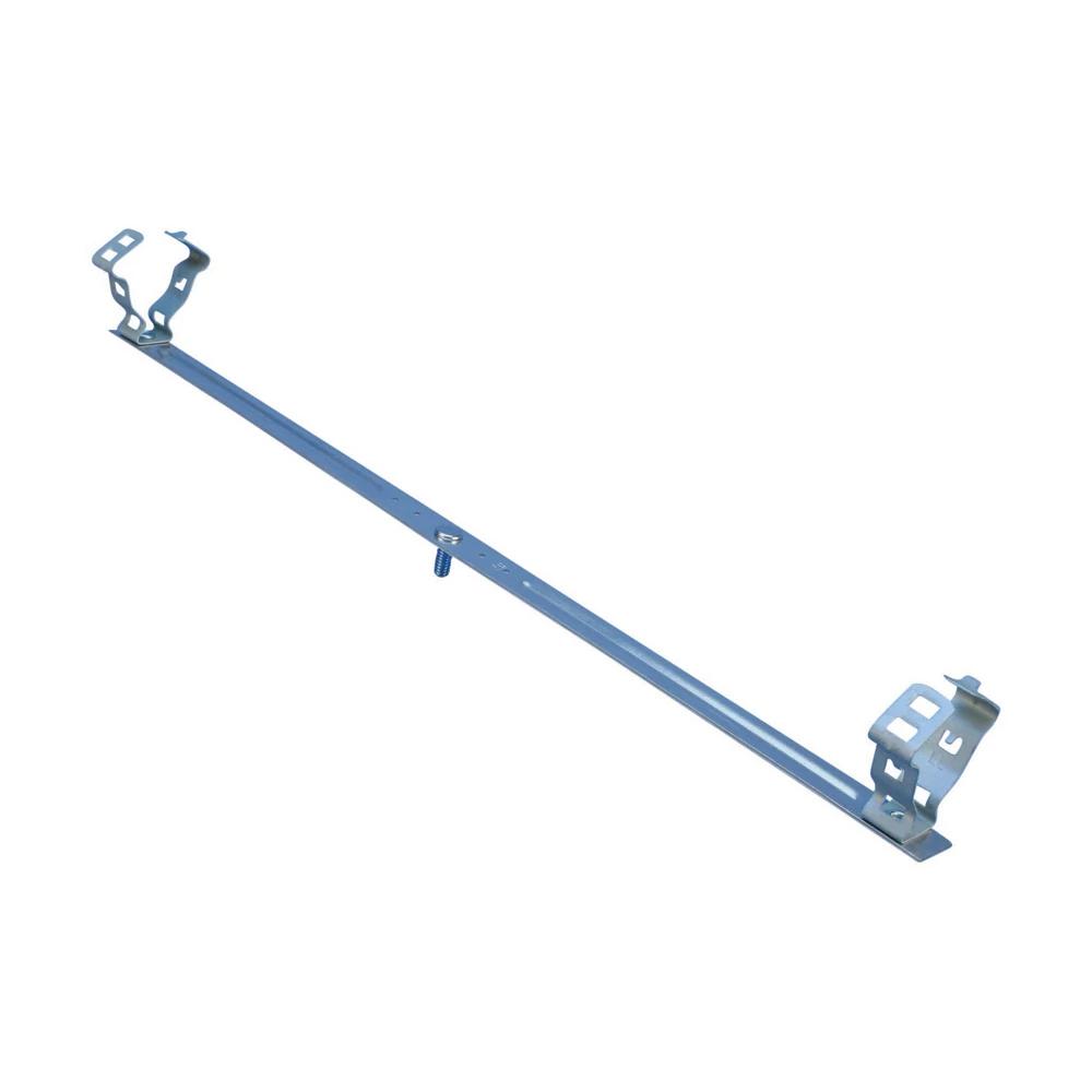 nVent 812MB18S B18 Combination Snap Closed Box/Conduit Hanger With 1/4 in Dia x 9/16 in L Screw and Box Support, 1/2 in, 3/4 in Conduit, Spring Steel