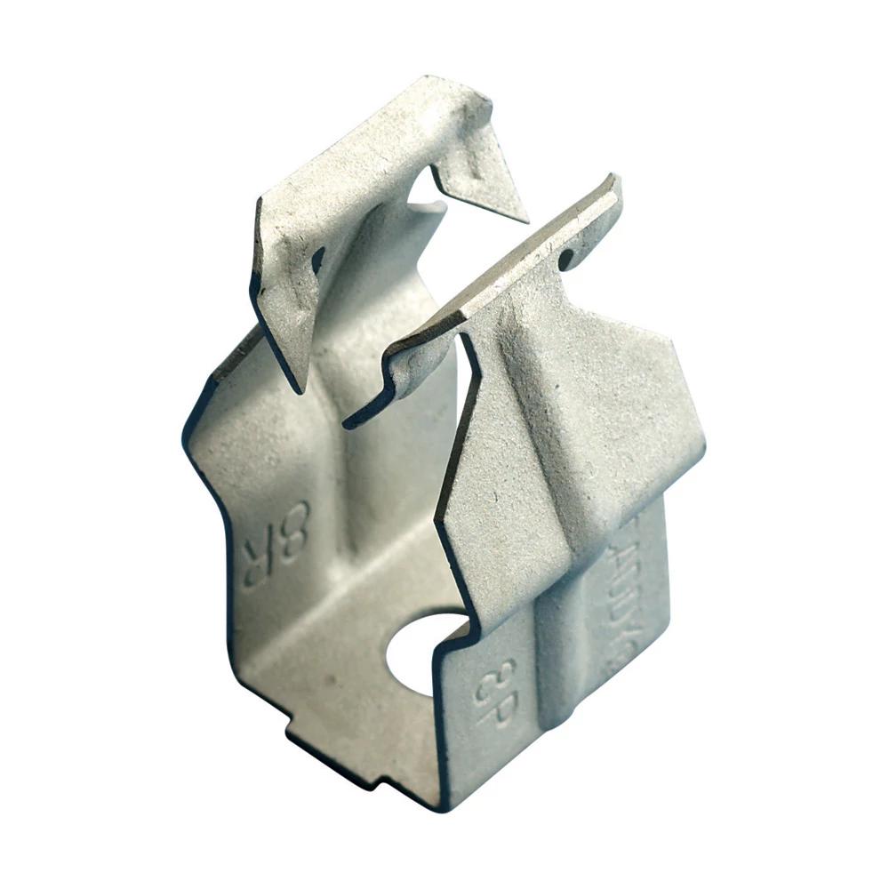 nVent 8P Push-In Conduit Clamp, 1/2 in EMT Conduit, 15 to 25 lb Ultimate Static Load, Spring Steel
