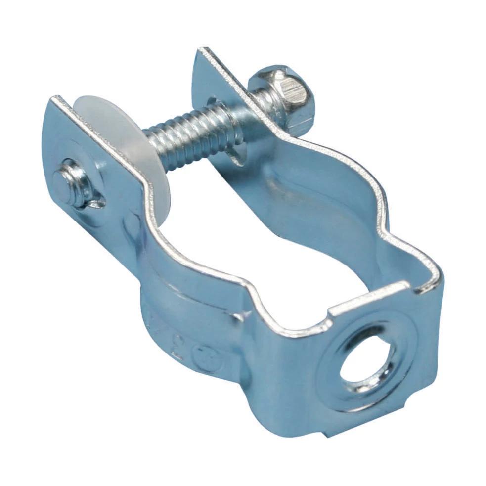 nVent CD8B Bolt Close Conduit/Pipe Clamp With Bolt, Hex Nut, 3-1/2 in Conduit, 50/350 lb Load, 3.74 to 4.13 in OD, Steel