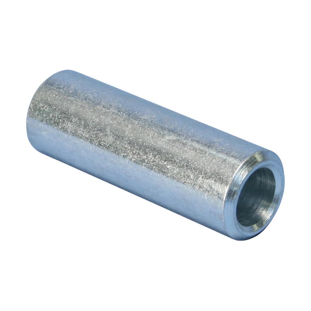 nVent ERICO GCC34 Threadless Compression Coupler, 3/4 in Dia, For Use With Pointed Galvanized Steel Ground Rod, Steel, Electro-Galvanized