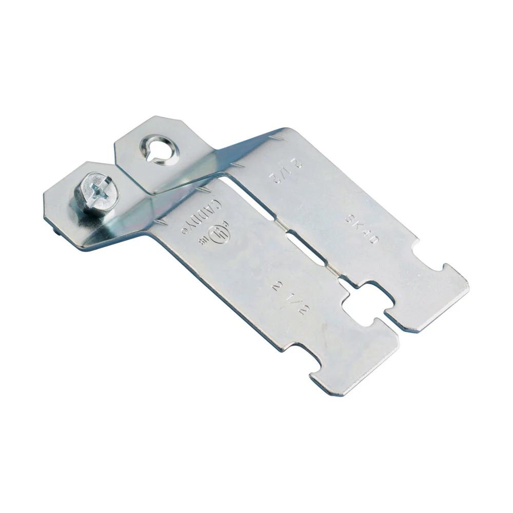 nVent SK485I 1-Piece Strut Clamp, 3 in Conduit, 350 lb Load, 3 1/2 in OD, Steel