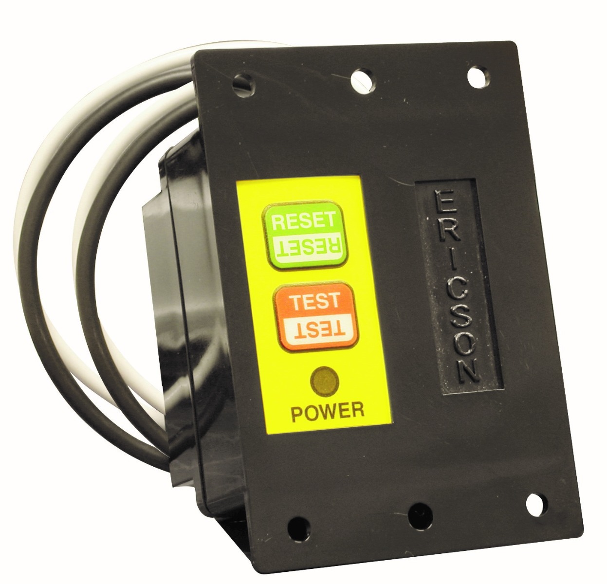 Ericson 1075-AR Automatic Ground Guardian Panel Mount GFCI, 120 V AC, 20 A, 2400 W, NEMA 3R Enclosure, Polycarbonate