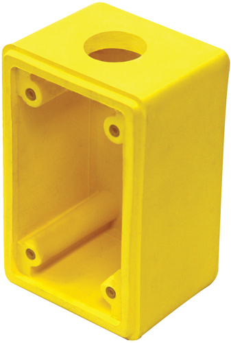 Ericson 6210FD FD Series Deep Outlet Box, TPV Plastic, 3.17 in W x 2.62 in D x 4.92 in H