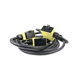 Ericson QBS12530-3-GFCI-F QBS SOOW Power Outlet Box, (3) Outlets