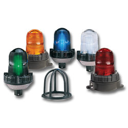 Federal Signal 151XST-120R 151XST Flashing Warning Light, 120 V AC, Strobe Lamp, 5-1/2 in Dia, Surface Mount, Red Lens