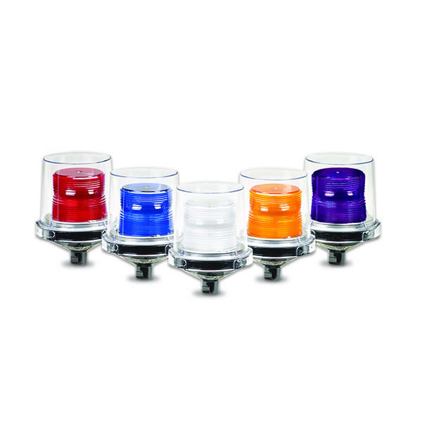 Federal Signal Electraray® 224XST-024B 224XST Supervised Warning Light, 24 V DC, Strobe Lamp, Surface Mount, Blue Lens