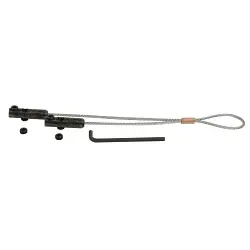 Greenlee 624L Long Set Screw Clamp Cable Pulling Grip, 3/8 in, 3250 lb, Galvanized Steel