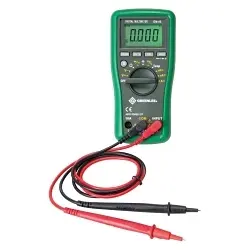 Greenlee DM-45 Auto/Manual Ranging Digital Multimeter, 600 V AC/DC, 10 A, 400 to 40 MOhm Measuring, 400 Ohm/4/40/400 kOhm/4/40 MOhm, Digital Display