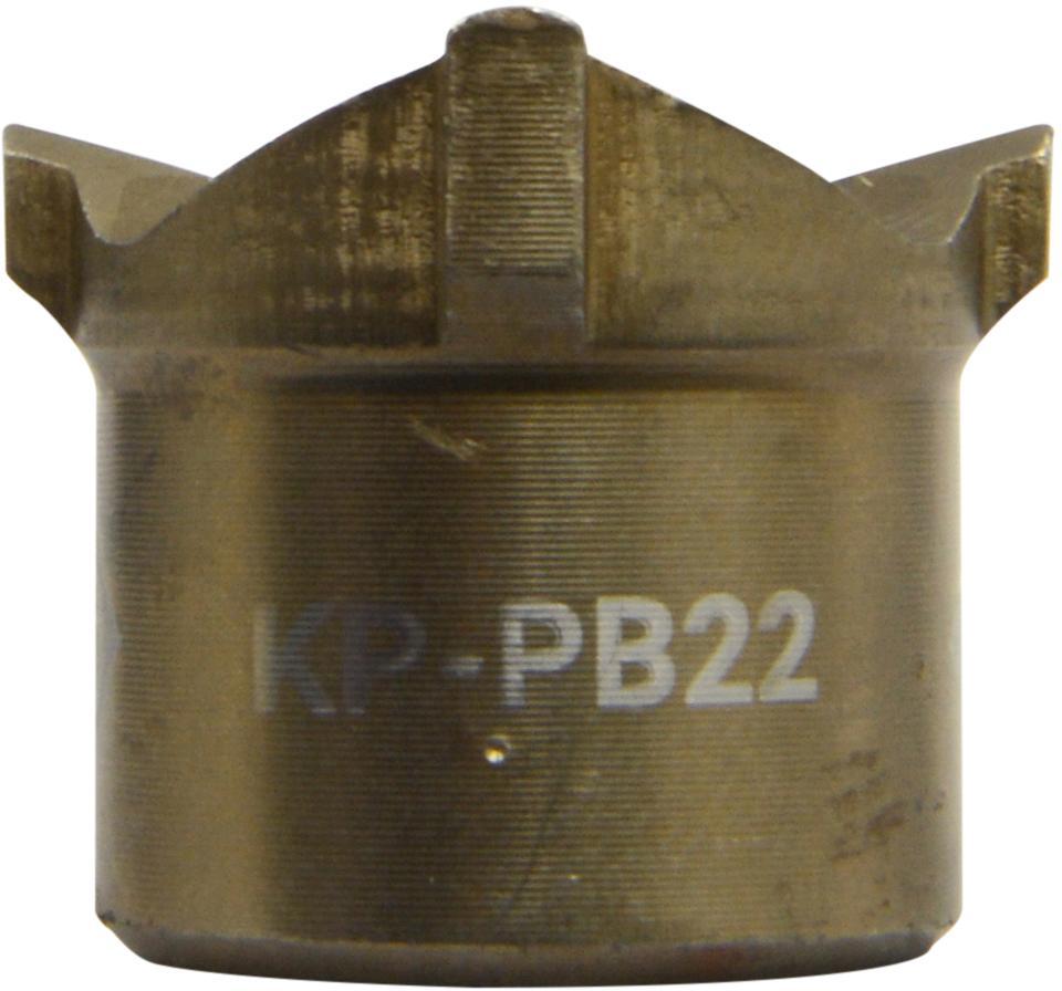 Greenlee KP-PB22 Push Button Knockout Punch, 22.5 mm Conduit/Pipe, High-Grade Steel