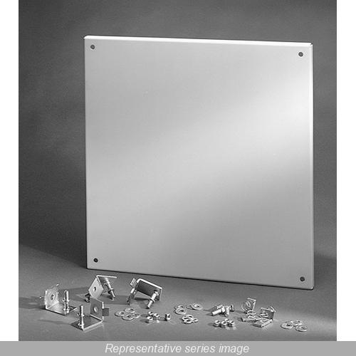 Hammond 2CWBP48 S2CBP Base Panel, 3/4 in L x 44 in W x 22-1/2 in H, Steel, White