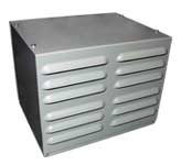 HPS CRX0046DE Centurion® R Enclosed Line Reactor, 240 V AC, 46 A, 15 hp, 0.45 mH, 5 % Impedance, 12.13 in 14 in W