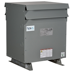 HPS DM145JCC Non-Efficient Standard Drive Isolation Transformer, 460 Delta V AC Primary, 230Y VAC Secondary, 145 kVA Power Rating, 60 Hz, 3 Phase