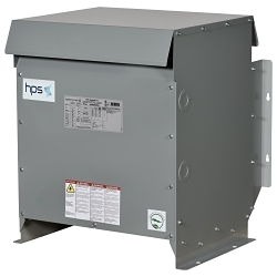 HPS SG3N0025LE Sentinel® G D16 3rd Generation Convection Cooled Dual to Dual Energy Efficient Distribution Transformer, 240x480 V AC Primary, 120/240 VAC Secondary, 25 kVA Power Rating, 60 Hz, 1 Phase
