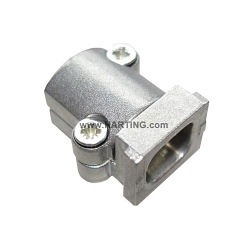 Harting 61030000141 Cable Clamp, 5 to 7 mm, For Use With 9-37-pole D-Sub Metal Hoods, Metal