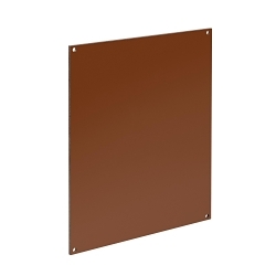 nVent Hoffman A12P10C PNLC Composite Panel, 8.88 in W x 10-3/4 in H, Polycarbonate, Light Brown