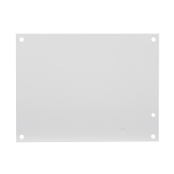 nVent Hoffman A16N12P PNLT1 Enclosure Panel, 10-1/4 in W x 14-1/4 in H, 14 ga Steel, White