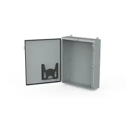 nVent A242016LP A12 Medium Enclosure, 24 in L x 20 in W x 16 in D, NEMA 12/IP65 NEMA Rating, Steel