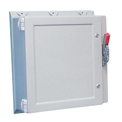 nVent A24HS2412GQRLP A17WD Disconnect Enclosure, 24.19 in L x 24.19 in W x 12 in D, NEMA 4X/IP66 NEMA Rating, Fiberglass
