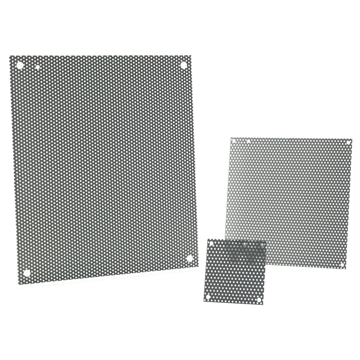 nVent Hoffman A24N16MPP PNLP Perforated Panel, 14-1/2 in W x 21 in H, 16 ga Steel, Gray