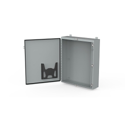 nVent Hoffman A302406LP A12 Medium Enclosure, 30 in L x 24 in W x 6 in D, NEMA 12/IP65 NEMA Rating, Steel