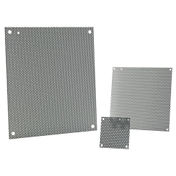 nVent Hoffman A30N20MPP PNLP Perforated Panel, 18-1/2 in W x 26 in H, 16 ga Steel, Gray