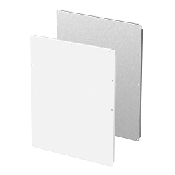 nVent Hoffman A37P48 A26P Enclosure Panel, 48 in W x 37.88 in H, Steel, White