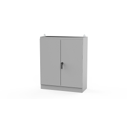 nVent A724818FSD A30 2-Door Single Access Enclosure, 72.06 in L x 48.06 in W x 18.06 in D, NEMA 12/IP55 NEMA Rating, Steel