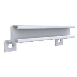 nVent Hoffman A8JTMA A80 Terminal Block Bracket Assembly, For Use With 8 in Junction Box, Steel, White