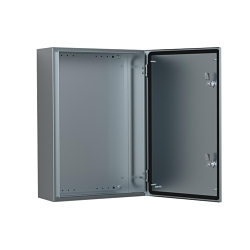 nVent Hoffman ASR0505021-316 1-Door Wall Mount Enclosure, 500 mm W x 210 mm D x 500 mm H, 4X/12/13/IK10/IP66 NEMA Rating, 316L Stainless Steel