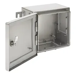 nVent ZONEX™ ATEX624520SS63 HL Series Hazardous Location Enclosure With (3) Gland Plates, 620 mm L x 450 mm W x 205 mm D, NEMA 4X NEMA Rating, 316 Stainless Steel
