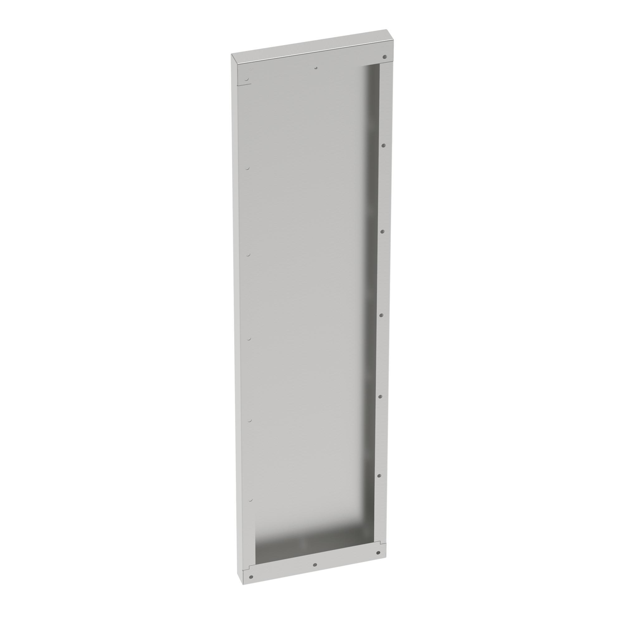 nVent Hoffman AU7218EPTSS Non-Insulated Standard End Plate, 72.13 in L x 18.11 in W x 2-1/2 in D, For Use With Universal Freestanding Enclosure, 304 Stainless Steel