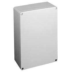 nVent Hoffman COMPACT™ CCA16169 CA1 Enclosure, 6.3 in L x 6.3 in W x 3.54 in D, NEMA 4X/IP66 NEMA Rating, Aluminum