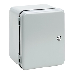nVent D12104IS A51 Contoured DesignLine Drawn Enclosure, 12 in L x 10 in W x 4 in D, NEMA 12/IP55 NEMA Rating, Steel