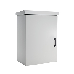 nVent Hoffman COMLINE® ECL1207060PB DCOM Enclosure With Battery Compartment, 62.24 in L x 27.56 in W x 23.62 in D, NEMA 3/3R/4/4X/12/IP66 NEMA Rating, Aluminum