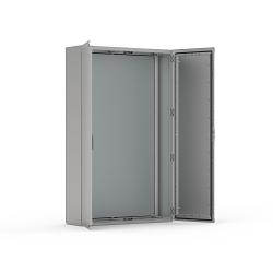 nVent Hoffman EKDS20164 EKD Double Door Enclosure, 62.99 in W x 15.75 in D x 78.74 in H, IP55/NEMA 12/IK10 NEMA Rating, 304L Stainless Steel