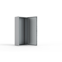 nVent Hoffman EKSS14084-316 EKS Single Door Enclosure, 31.5 in W x 15.75 in D x 55.12 in H, IP66/NEMA 4X/12/IK10 NEMA Rating, 304 Stainless Steel